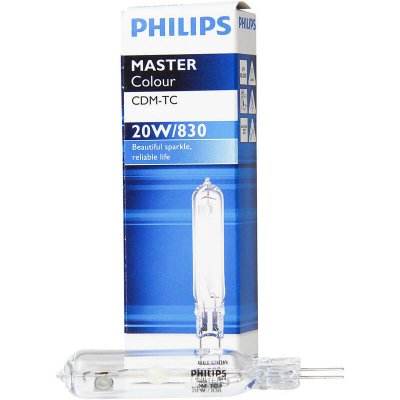 PHILIPS  - 871586 Ampoule G8.5 20W MasterColour - Blanc chaud - blanc