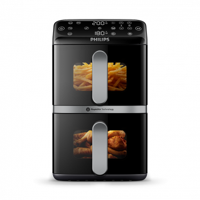 PHILIPS  Airfryer Series 4000 Vertical Duo NA461/00 - Noir