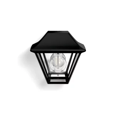 PHILIPS  Alpenglow Demi Applique ext&eacute;rieure - Noire - 1x9.5W - 230V