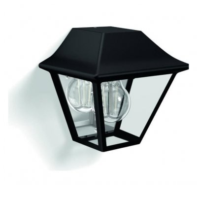 PHILIPS  Alpenglow Demi Applique ext&eacute;rieure - Noire - 1x9.5W - 230V