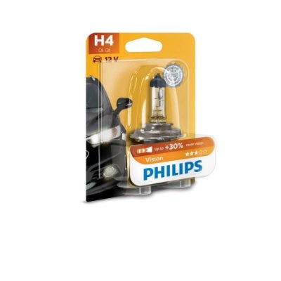 PHILIPS Ampoule halog&egrave;ne Moto Vision H4 - 12V - 60/55W