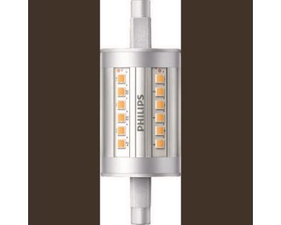 PHILIPS  ampoule LED Crayon R7S 60W 78mm Blanc Neutre, Verre