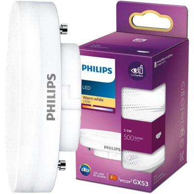 PHILIPS  ampoule LED Equivalent 500lm GX53 /W Blanc Chaud