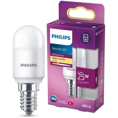 PHILIPS  ampoule LED Tube T25 E14 25W Blanc Chaud D&eacute;polie