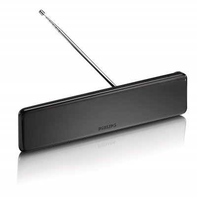 PHILIPS  Antenne design PLAT - 38 db - TNT HD - noir