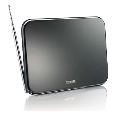 PHILIPS  Antenne design PLAT - 42 db - TNT HD - noir