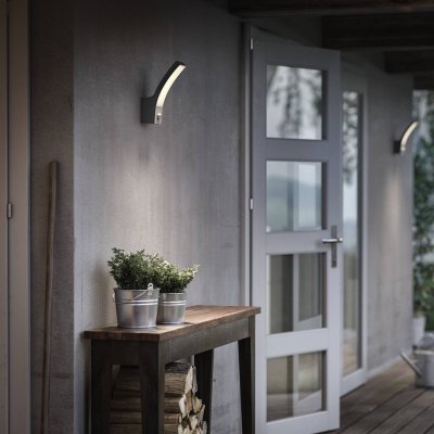 PHILIPS  Applique murale SPLAY - 12W - D&eacute;tection infrarouge - Anthracite