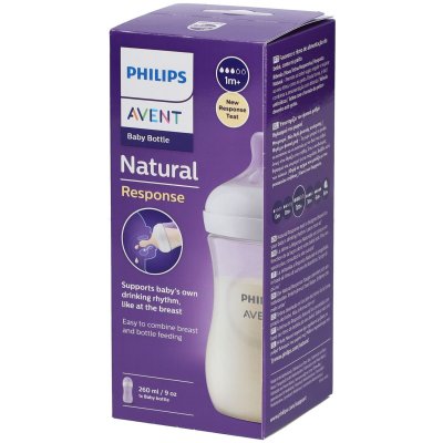 AVENT Philips  Biberon SCY903/01 Natural Response verre 260ml
