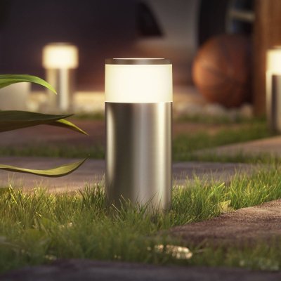 PHILIPS HUE Philips - Borne ext&eacute;rieure calla hue White and Color Ambiance - Inox