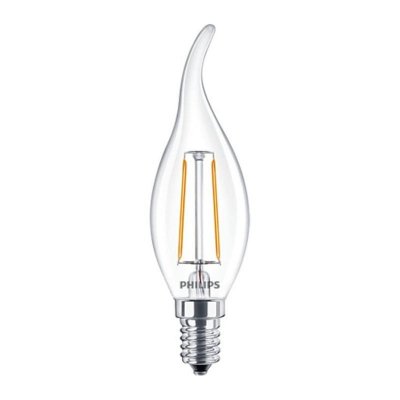 PHILIPS  Corepro LEDcandle E14 Flamme Filament Claire 2W 250lm - 827 | Remplacement 25W