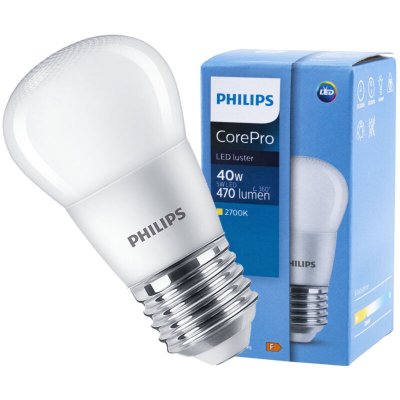 PHILIPS  Corepro LEDluster E27 Boule D&eacute;polie 2.8W 250lm - 827 | Remplacement 25W