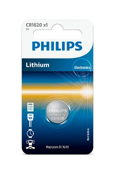 PHILIPS  CR1620 Pile bouton Lithium