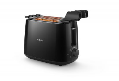 Philips Daily Collection HD2583/90 Grille-Pain - Grilles-Pain (Noir)