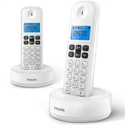 PHILIPS  DECT - DECT Blanc - D16 DUO SANS REPONDEUR
