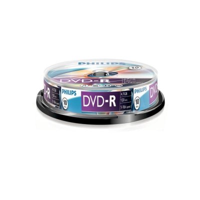 PHILIPS  DM4S6B10F - 10 x DVD-R - 4.7 Go (120 minutes) 16x - spindle