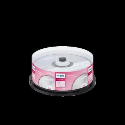 PHILIPS  DM4S6B25F - 25 x DVD-R - 4.7 Go (120 minutes) 16x - spindle