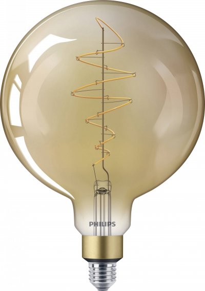 PHILIPS  E27 Giant ampoule globe LED 6,5W dor&eacute;