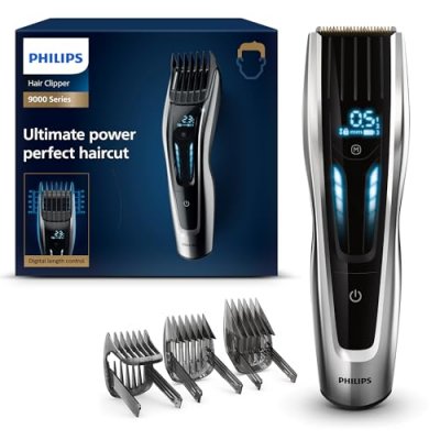 PHILIPS  HC9450/15 Tondeuse cheveux Series 900 avec sabots motoris&eacute;s