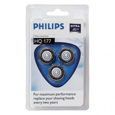 PHILIPS  - HQ177/40 -T&ecirc;tes de Rasoirs - Pour Cool Skin S&eacute;rie 7700