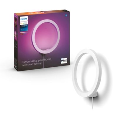 PHILIPS HUE  - Lumi&egrave;re connect&eacute;e White+Colors SANA Applique 20W- Blanc