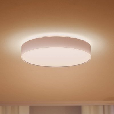 PHILIPS HUE  White Ambiance Plafonnier Enrave Large, Blanc