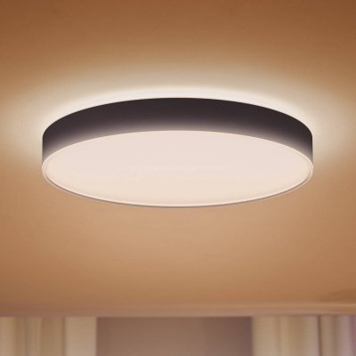 PHILIPS HUE  White Ambiance Plafonnier Enrave XL, Noir