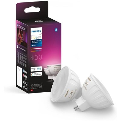 PHILIPS HUE  White & Color Ambiance 6,3W GU5,3 x2