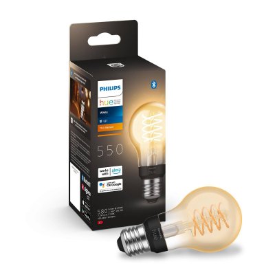 PHILIPS HUE  White E27 7&nbsp;W filament A60 550&nbsp;lm