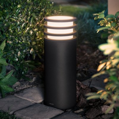 PHILIPS HUE  White LUCCA Borne 1x9.5W - Anthracite