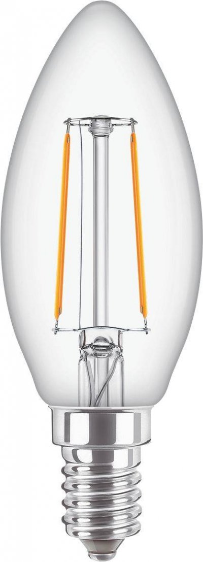 PHILIPS  led kerze e14 2w 250lm 2700k klar