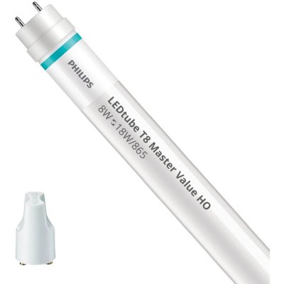 PHILIPS  LEDtube T8 MASTER Value (EM Mains) High Output 8W 1050lm - 865 | 60cm - Remplacement 18W