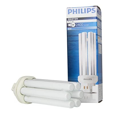  Philips MASTER PL-T 32W - 830 Blanc Chaud 4 Pin - 3000K - Blanc Chaud