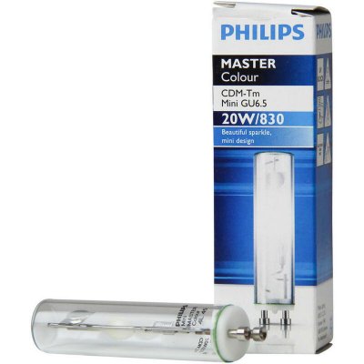 PHILIPS  MASTERColour GU6.5 CDM-Tm Mini 20W - 830 Blanc Chaud