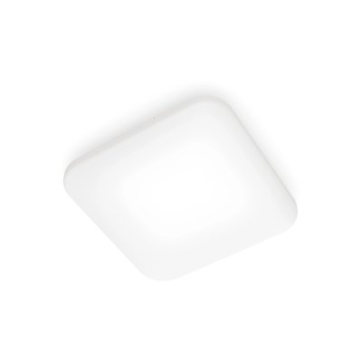 PHILIPS  Mauve, plafonnier LED 17W, carr&eacute;, blanc froid 4000K, blanc