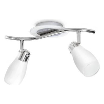 PHILIPS  MyLiving Forme Sp&eacute;ciale Spots &agrave; Fixer & Encastrer 2 x 12 W 230 V Chrome