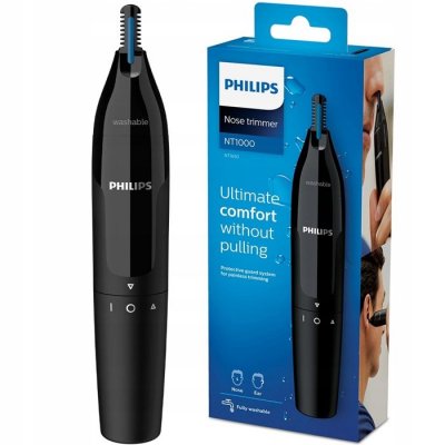 PHILIPS  NOSETRIMMER Series 1000 NT1650 - Tondeuse - sans fil - noir