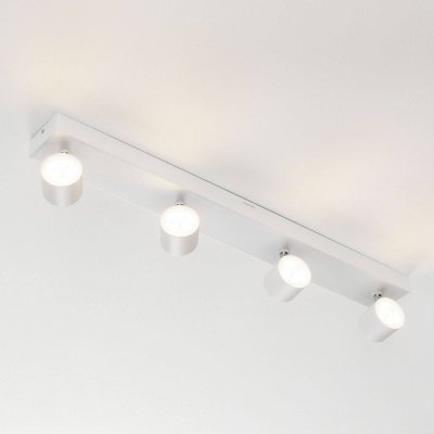 PHILIPS  Plafonnier LED avec 4 spots Star blanc, warmglow
