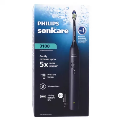 PHILIPS  Sonicare HX4032/32 Brosse &agrave; dents S&eacute;rie 3100 Noire + 1 T&ecirc;te