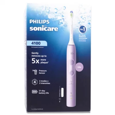 PHILIPS  Sonicare HX4043/49 Brosse &agrave; dents S&eacute;rie 4100 Lilas + &eacute;tui