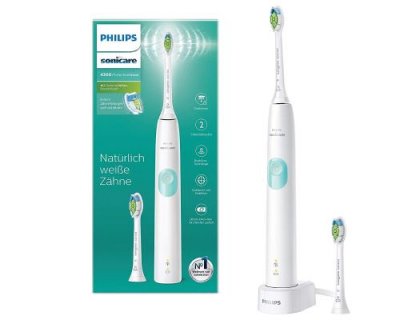 PHILIPS  Sonicare HX6807/51 - Brosse &agrave; dents &eacute;lectrique - ProtectiveClean 4300 Blancheur