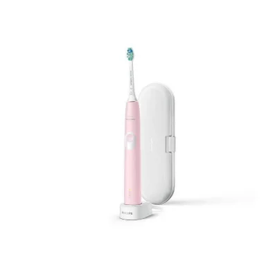 PHILIPS  Sonicare ProtectiveClean 4300 HX6806 - Brosse &agrave; dents - rose pastel