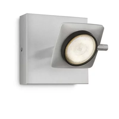 PHILIPS  - Spot orientable mural Millennium LED L11 cm - Aluminium