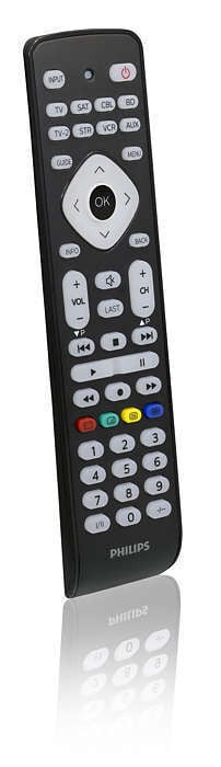 PHILIPS  SRP2018 T&eacute;l&eacute;commande universelle 8 en 1