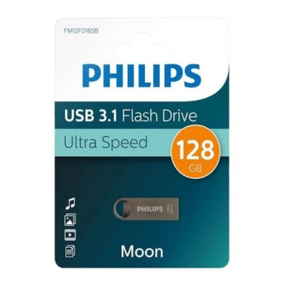 PHILIPS  Usb 3.1 128gb Moon Pendrive Argent&eacute;