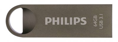 PHILIPS  Usb 3.1 64gb Moon Pendrive Argent&eacute;