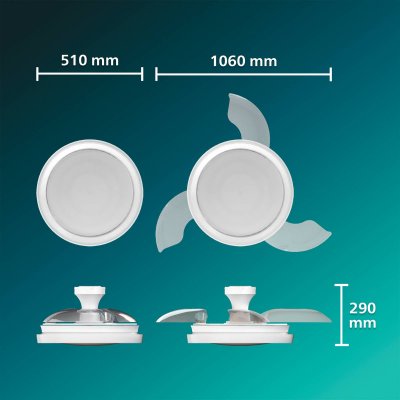 PHILIPS  Ventilateur De Plafond Bliss