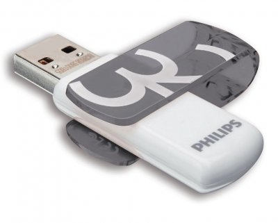 PHILIPS  VIVID Cl&eacute; USB 32 GB gris FM32FD05B/00 USB 2.0 