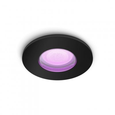 PHILIPS  - Xamento hue led spot encastr&eacute; - ip44 5,7w noir - 45213800