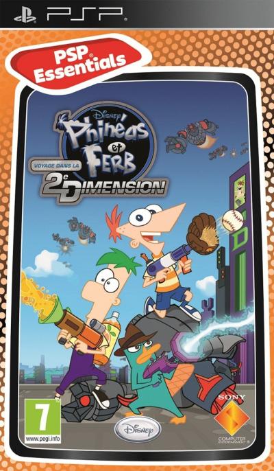 Phineas & Ferb - Voyage Dans La 2&egrave;me Dimension - Essentials Psp