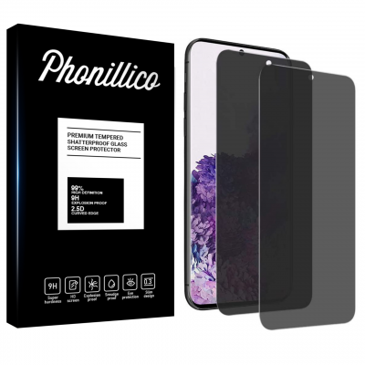 PHONILLICO  [Pack de 2] Verre Tremp&eacute; Anti Espion pour Samsung S20 FE [Lot de 2]